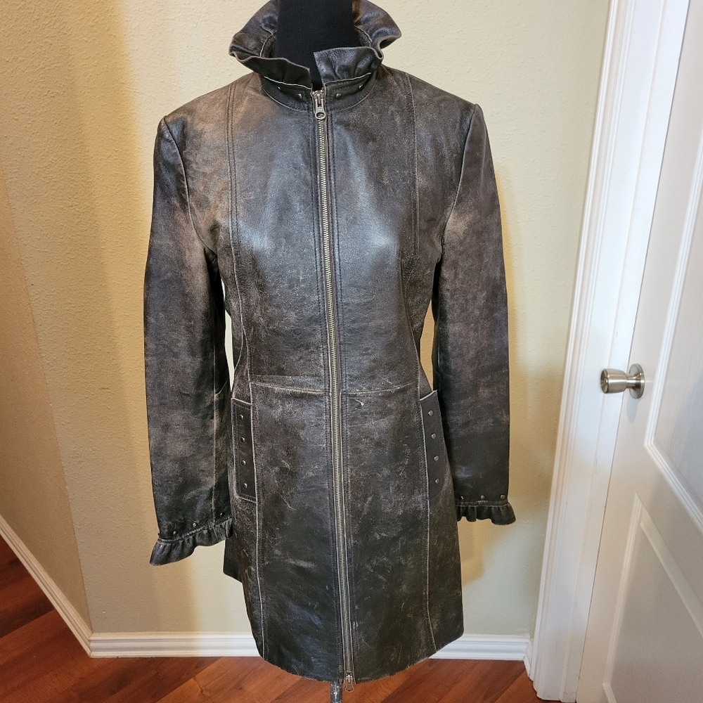 Skinz leather jacket - Picture 3 of 16